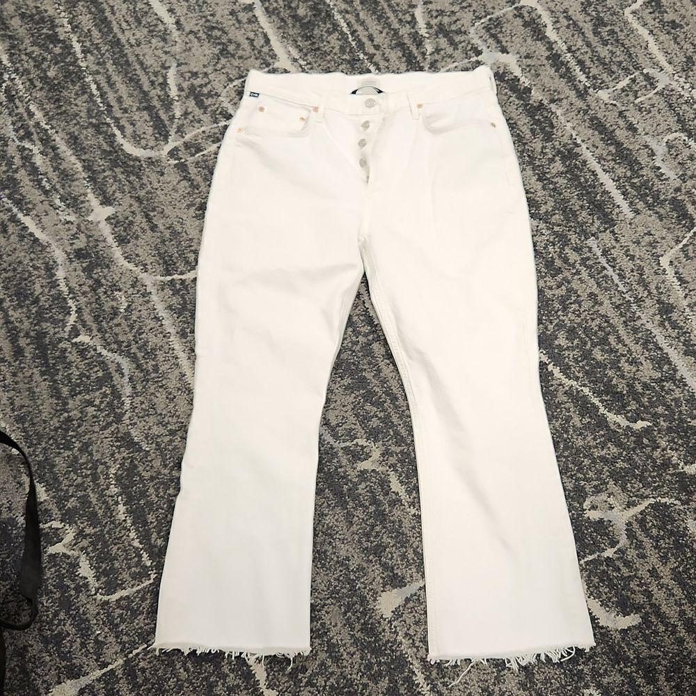 Citizens of Humanity White Denim Jeans 30 x 26